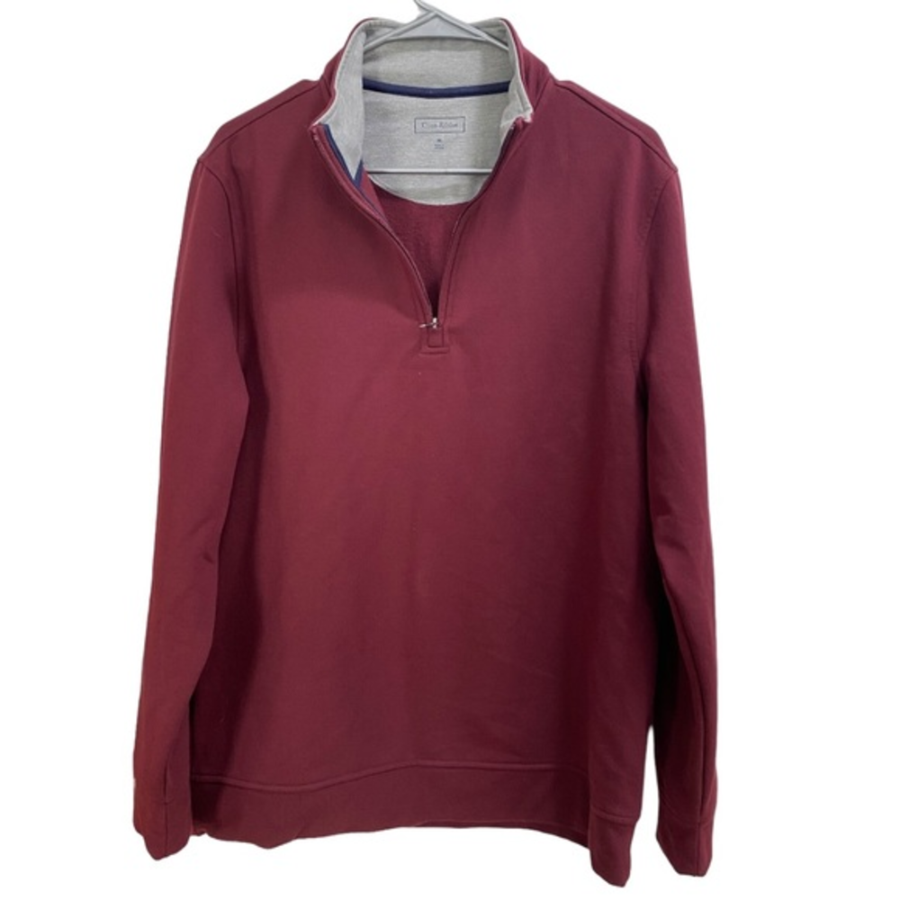 Club Room Mens 1/4-Zip Fleece Pullover Sweatshirt Sweater size‎ Medium